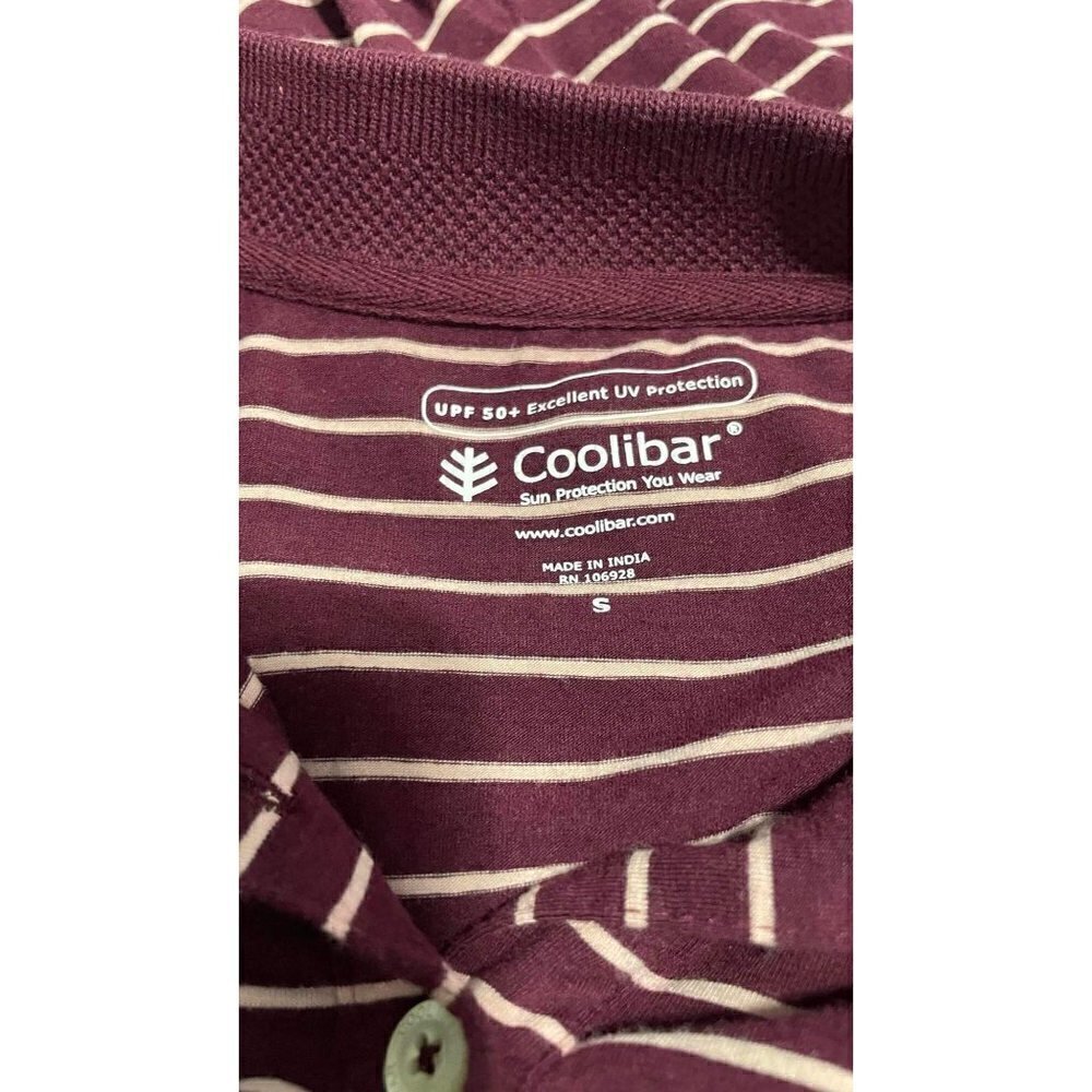 Coolibar Small Collared Shirt Long Sleeve Sun Protectant - Picture 3 of 5